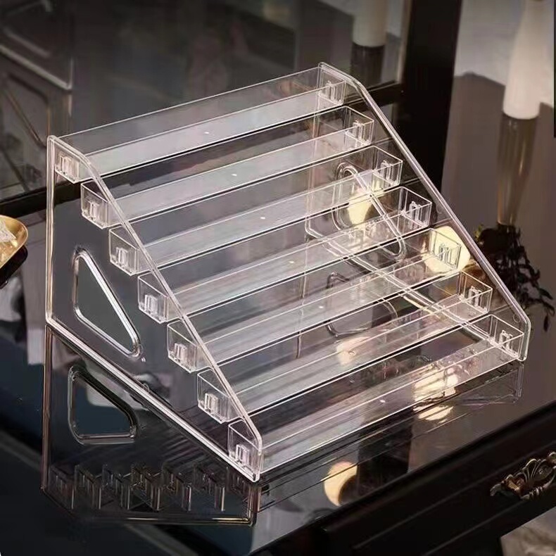 Barji Storage Box Display Box Desktop Display Stand Postcard Badge Transparent Shelf Card Storage Rack Barji Storage Box Display Box Desktop Display Stand Postcard Badge Transparent Shelf Card Storage Rack