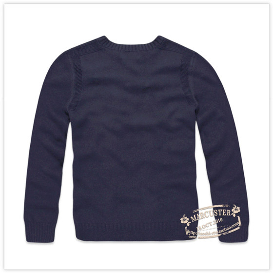 rtwf pure cotton knitted sweater for men 2022 sweater fashionable round neck knitted skin-friendly breathable father and son wear 63667