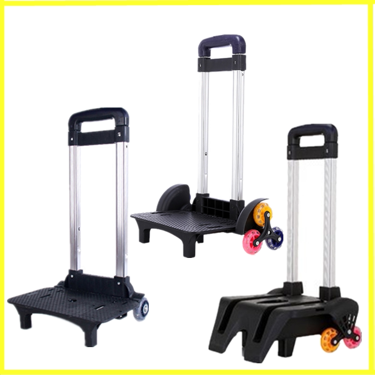 New primary school flash 2-wheel tie rod stair climbing 6-wheel foldable tie rod primary school school bag rain cover