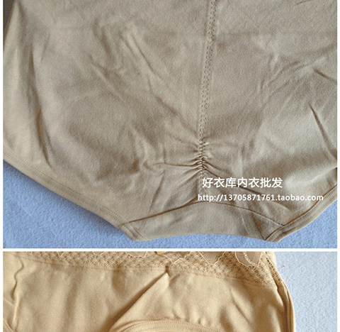 Tư thế mới 1270 Quần lót ren tam giác nữ Laika cotton nữ eo cao hông quần lót phụ nữ