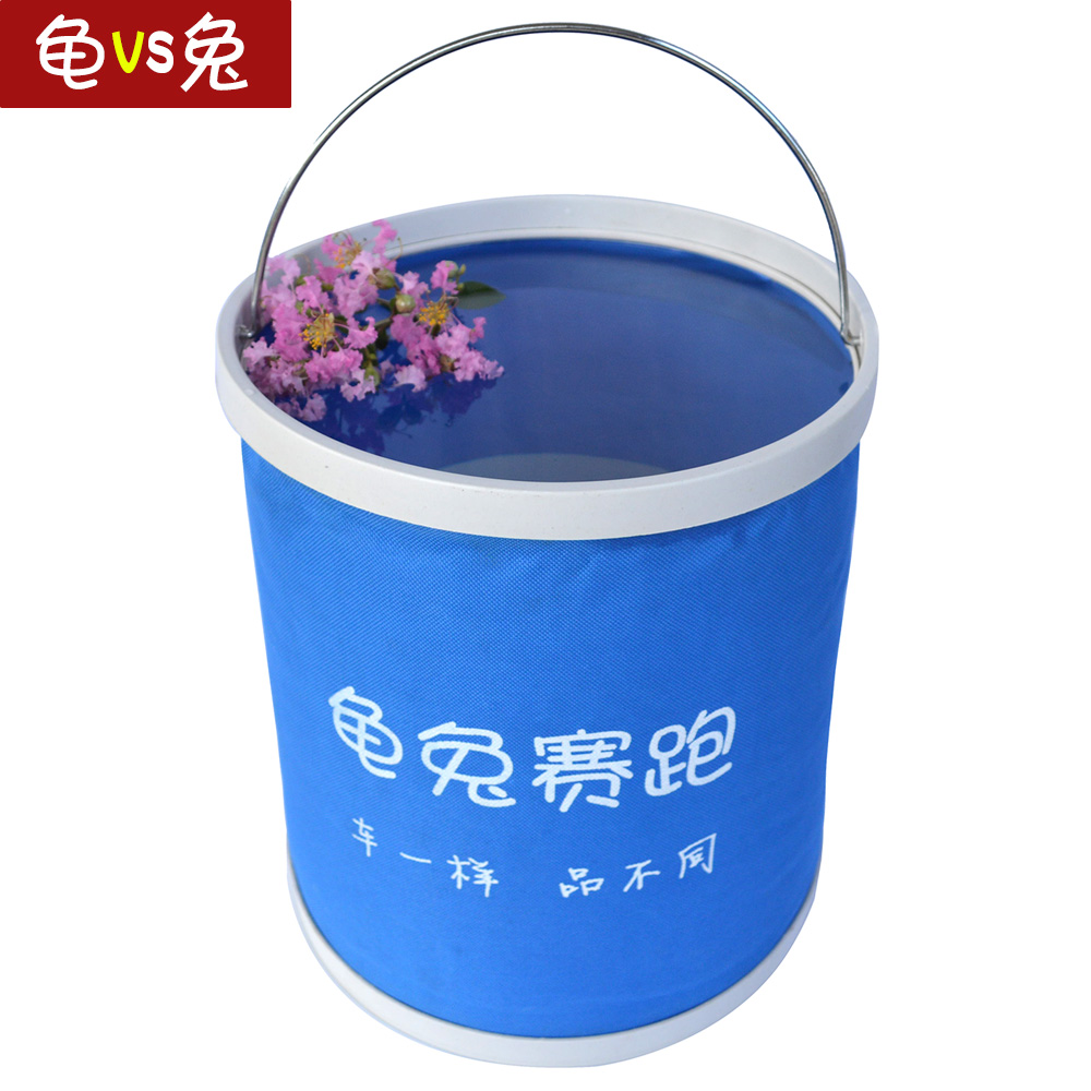 可折叠水桶 洗车水桶车用便携式钓鱼桶大号车载旅行伸缩布 洗车桶