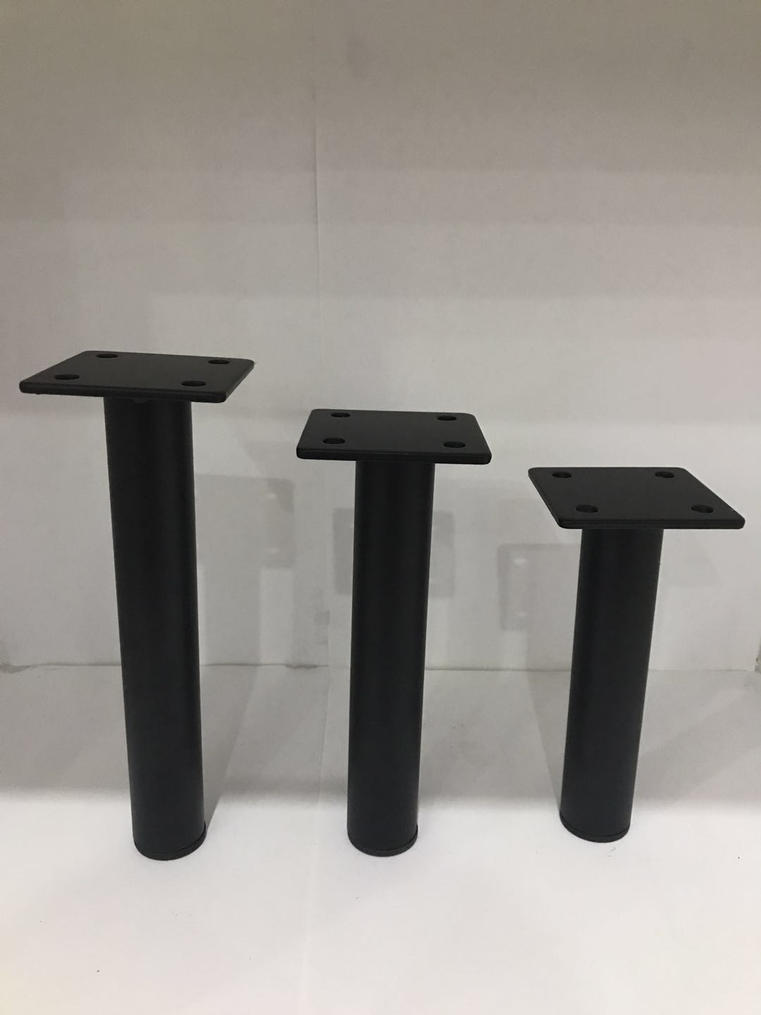 Iron matte black sofa leg tea leg integral cabinet leg right angle metal hardware leg furniture support accessories
