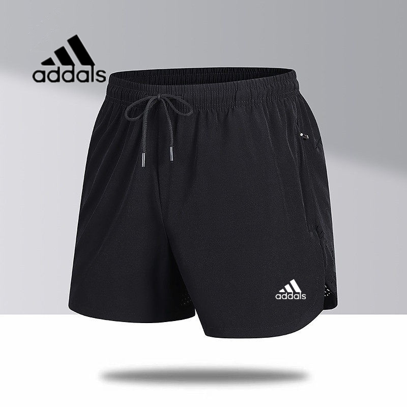 Ad Brand Summer Ice Silk Three-Quarter Pants Sports Shorts Men's Casual Running Fitness Quick-Dry Large Size Thin Five-Quarter Pants