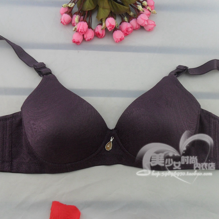 Ying Ying bra chính hãng C cup không có vòng thép phần mỏng ba ngực kích thước lớn đồ lót mịn áo ngực mềm