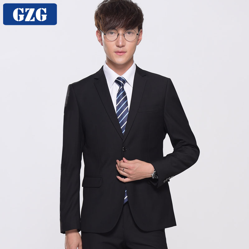 GZG mùa xuân và Job Interview ăn mặc đám cưới Suit Suit nam thu Slim Slim ăn mặc của nam giới