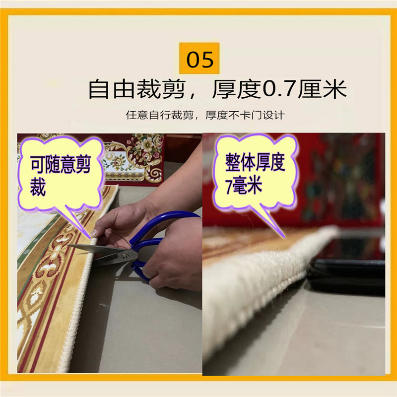 Hành lang châu Âu Trang chủ Lối đi cầu thang Khách sạn Phòng khách Foyer Đầu giường Thảm chống trượt Cửa hàng đầy đủ Có thể cắt và giặt - Thảm thảm chơi cho bé