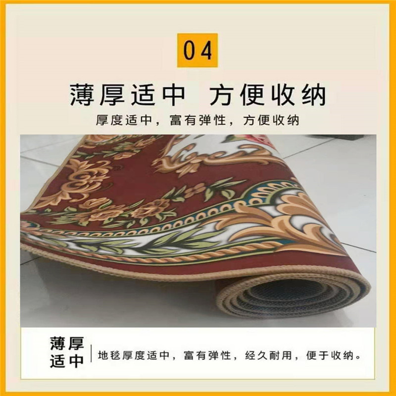 Hành lang châu Âu Trang chủ Lối đi cầu thang Khách sạn Phòng khách Foyer Đầu giường Thảm chống trượt Cửa hàng đầy đủ Có thể cắt và giặt - Thảm thảm chơi cho bé