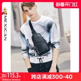 Вместительная и большая нагрудная сумка, мужская сумка на одно плечо, летний рюкзак