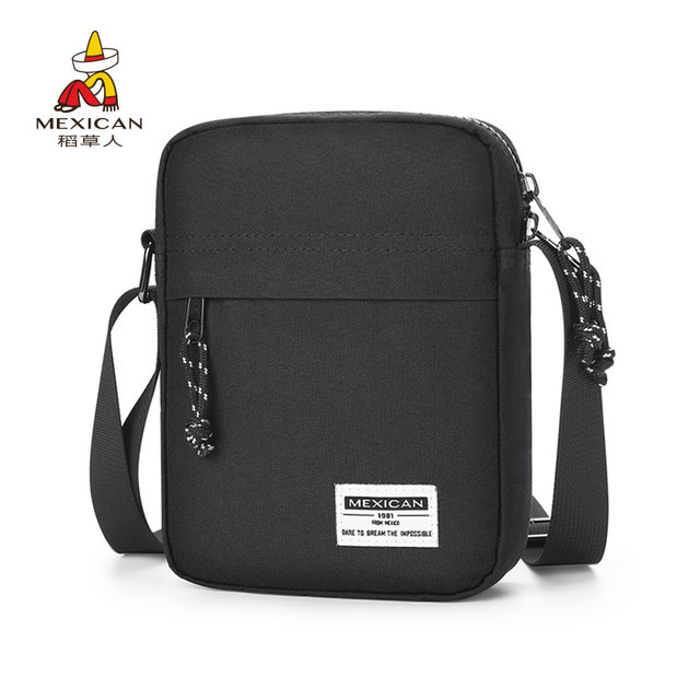 Scarecrow Messenger Bag ຜູ້ຊາຍ trendy ໃຫມ່ຖົງຂະຫນາດນ້ອຍ Canvas ກິລາຍີ່ປຸ່ນກິລາໂທລະສັບມືຖື backpack Mini Shoulder Bag Women