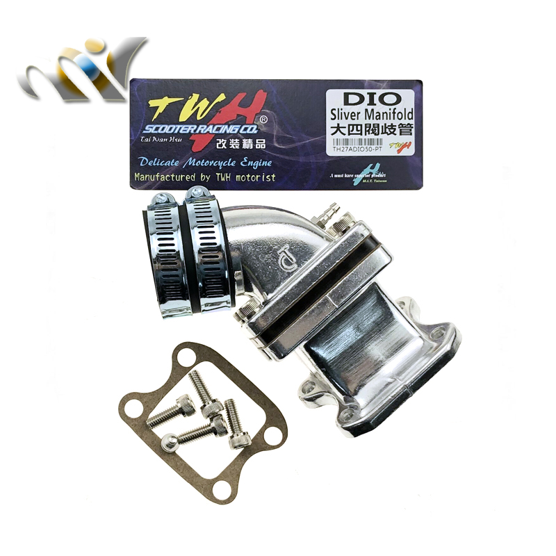 Taiwan TWH DIO18 28 Phase AF18 28 modified carburetor intake manifold interface large four open valve plate