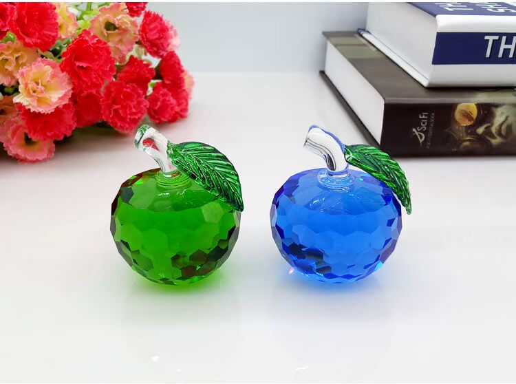 Giáng sinh pha lê táo đồ trang trí điện thoại di động kính trang trí quầy quà tặng để gửi nam và nữ bạn bè bạn gái quà tặng thiết kế spa mini tại nhà