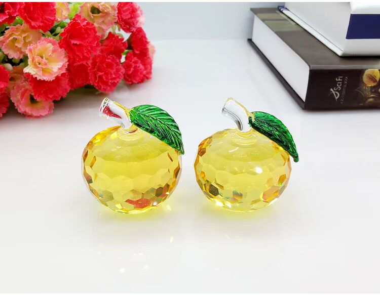 Giáng sinh pha lê táo đồ trang trí điện thoại di động kính trang trí quầy quà tặng để gửi nam và nữ bạn bè bạn gái quà tặng thiết kế spa mini tại nhà