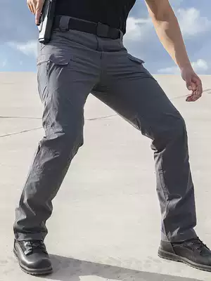 Summer outdoor tactical pants men's thin breathable multi-pocket pants wear-resistant scratch-resistant fast dry pants military fans Training Pants