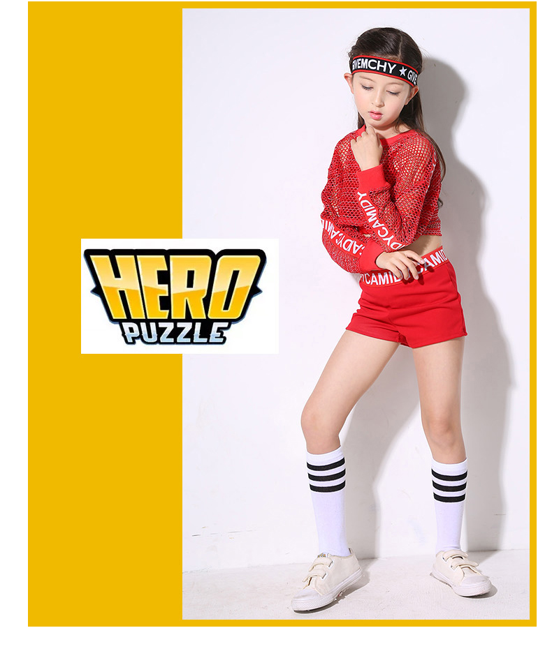 Trang phục khiêu vũ nhạc jazz cho trẻ em gái Hàn Quốc nhảy múa hip hop phù hợp với mùa hè bộ trang phục múa bale đáng yêu