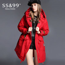 Cotton clothes womens mid-length winter jacket womens work clothes cotton coat autumn and winter thick Korean loose 2020 new quilted jacket