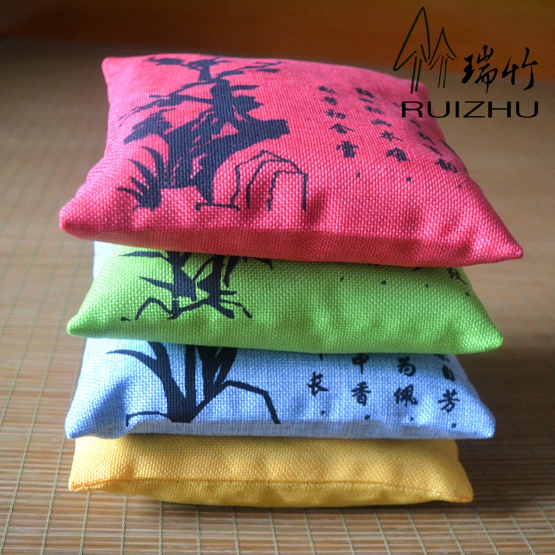 Ruizhu Meilan Bamboo chrysanthemum bamboo charcoal bag with zipper No zipper Two kinds of deodorant formaldehyde-absorbing activated carbon car Korean carbon