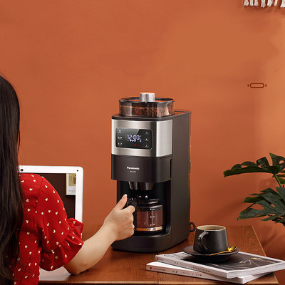 松下A701咖啡机智能家用全自动小型办公室美式滴漏式研磨一体机