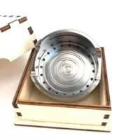 Деревянная коробка из нержавеющей стали, 1 шт