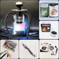 Зарядка Gatling Four Pipes + кокосовая оболочка Углеродная упаковка высокая 58 см.