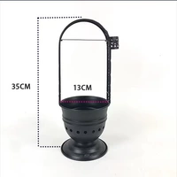 Маленькая черная карбоновая корзина