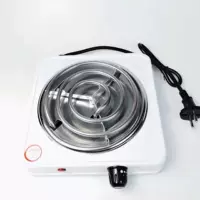 Угольная печь с регулируемой температурой белого квадрата сжигает 6 углей, 220 В, 1000 Вт.