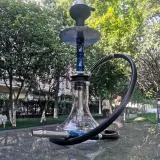 Гладкая из нержавеющая сталь средняя однократная горшка арабская вода для воды Новый Шиша Бар Полный комплект бесплатной доставки