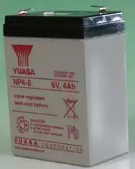 YUASA soup battery NP4-6 6V4AH electronic equipment lighting power supply toy car battery
