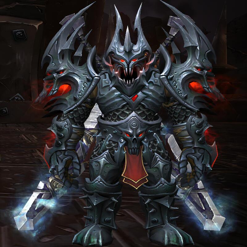 World of Warcraft Plate Armor Set: Soulforged Dreadlord's Dread Armor Dazar'Alor Transfiguration