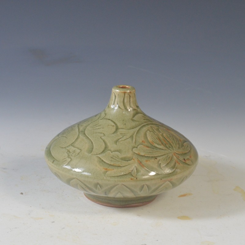 南宋官窑粉青釉贯耳瓶：穿越千年的艺术之美-仿古瓷器-淘宝好物网