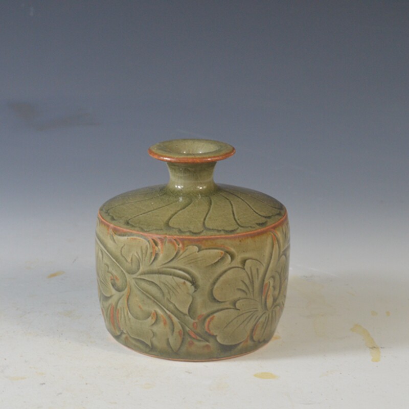 南宋官窑冰裂釉花觚瓶：仿古瓷器中的艺术瑰宝-仿古瓷器-淘宝好物网