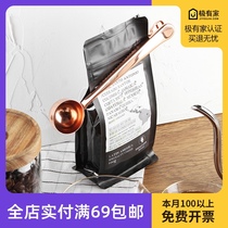 Coffee bean spoon quantitative spoon fruit powder spoon measuring spoon measuring spoon gram standard kitchen measuring bean spoon food sealing clip