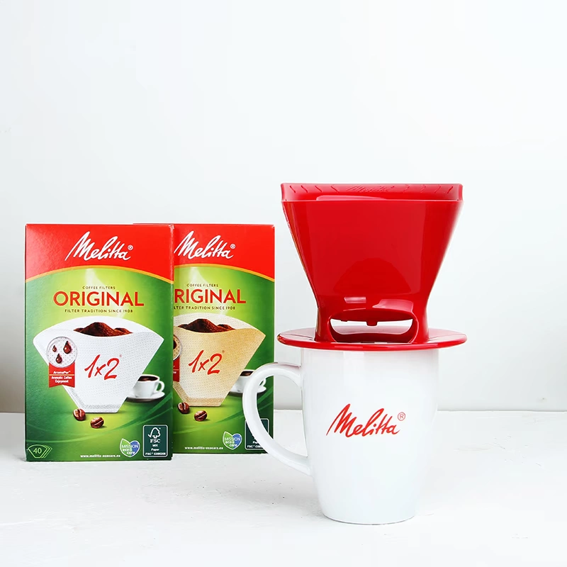 Melitta Melaleuca Nhựa Handwash Coffee Filter Cup Fan Filter Cup Drip Coffee Maker