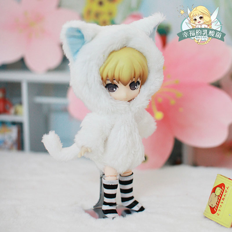 South Korean va clothes OB11 Lieven body dress D M S va va white cat space suit socks Lib suit suit