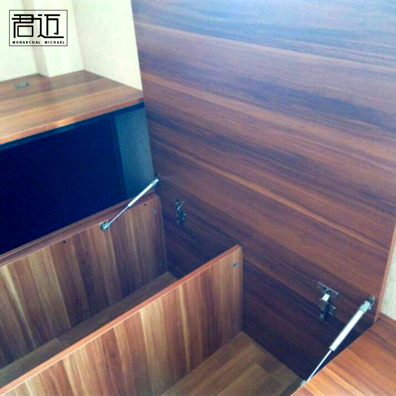 Exit Paragraph Tatami Bed Special Copper Core Gas Bracing Integral Cabinet Upper Turn Door Holder Pneumatic Rod Hydraulic Lever Integral Cabinet Support