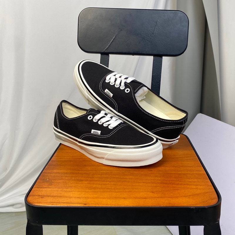 Vans Lx Authentic 44 Low-Top Classic Canvas Couple's Non-Slip Casual Sneakers for Men and Women