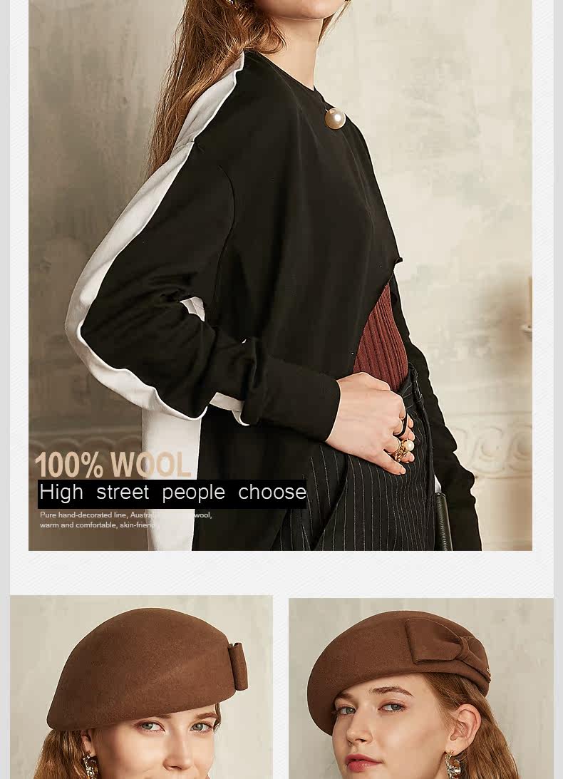 Chapeau pour femme      en Poilue - Ref 3234031 Image 9