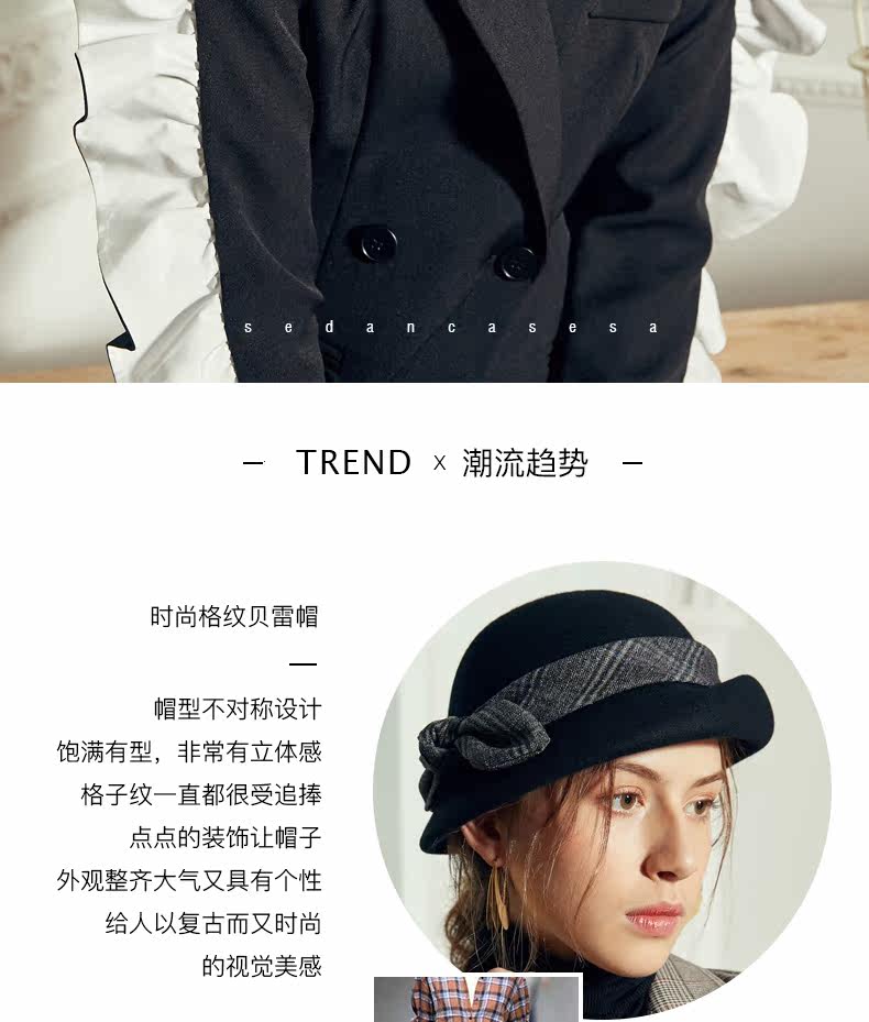 Chapeau pour femme      en Poilue - Ref 3233390 Image 7