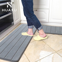 Thickened kitchen mat Long mat Absorbent non-slip suction throttle hall bathroom door mat Bathroom mat Household