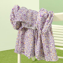 Little Tiger Patty Girl Dress Childrens Skirt Flower Dress Summer Lantern Sleeve Female Big Boy Princess Dress