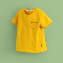 Little Tiger Patty Boys T-shirt Childrens Summer Dress Short Sleeve Boy Swear Cotton Big Boy Korean Round Neck Half Sleeve Top