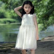 Little Tiger Patty Girl Dress Childrens Skirt 2021 New Star Moon Shine Shine Dress