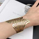 European and American exaggerated female alloy angel wings bracelet