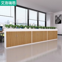 Flower Tank Cabinet Partition Cabinet Green Planting Cabinet Grass Cabinet Office Screen Partition Short Cabinet Flower Shelf Shelving Partition Wall