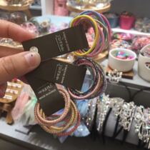 (Spot) Korea bebe prince children hair accessories color silver wire winding small elastic Hairband hair rope