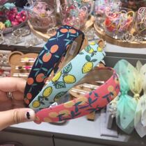 (Spot) Korea bebe prince hair accessories fruit Cherry lemon headband hipster girl headband