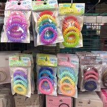 (Special spot) Japan DAISO fluorescent macaron color rainbow Hairband head rope