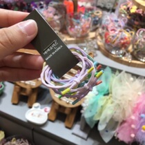 (Spot) South Korea bebe prince children hair accessories hipster ice cream color small hair ring hair rope