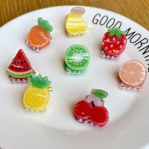 (Special spot) Spring and summer New ins shiny fruit cute grab clip banghai clip broken hairclip edge clip