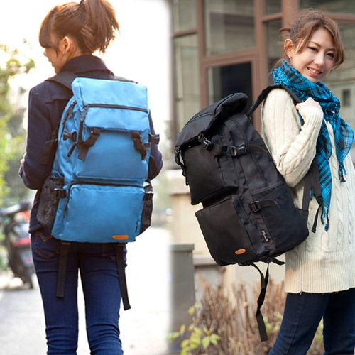 Вместительный и большой рюкзак для путешествий, сумка через плечо, ранец, альпинистская водонепроницаемая сумка, ноутбук, в корейском стиле