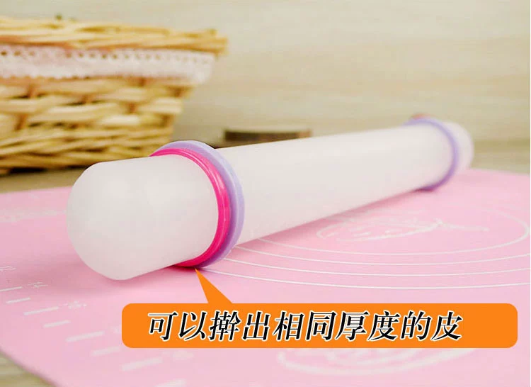 [Cán nhựa chống dính pin 23cm] Dụng cụ làm bánh kẹo mềm chống dính với máy giặt khuôn cán pin - Tự làm khuôn nướng